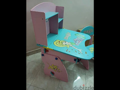 مكتب و كرسى خشب للاطفال حتي ٨ سنوات - 5