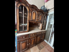 Wooden Kitchen with its Marble مطبخ خشب للبيع بالرخامة - 2