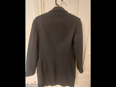 Black Original Zara Wool coat / معطف اسود صوف زارا اصلي - 2