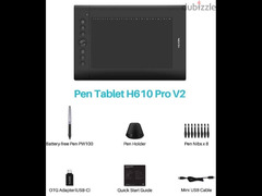 Huion H610 pro V2 drawing tablet