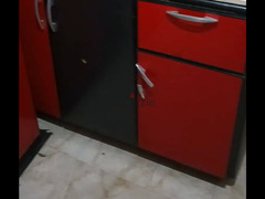 مطبخ قطعتين متر وخزانه الوميتال مستعمل - 1