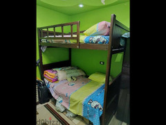 سرير اطفال دورين متر * متر تسعين باملل والمراتب