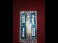 4 جيجا رامات DDR3 2x2 زي الجديدة 10600