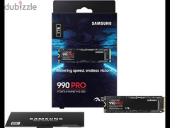 Samsung 990 PRO Series - 1TB PCIe Gen4. X4 NVMe 2.0c - M. 2 Internal S - 1