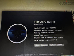 MacBook Pro A1278 Mid 2012 - 2
