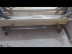 4 مقاعد خشب جديد مقاس ١٨٠ - 1