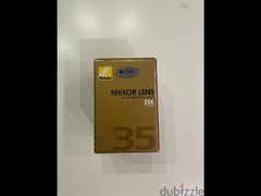 New AF-S DX NIKKOR 35mm f/1.8G for sale عدسة ٣٥مم - ١. ٨ جديدة للبيع