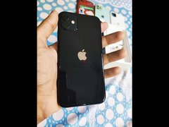 i phone 11 black 128gb بالعلبة والشاحن - 2