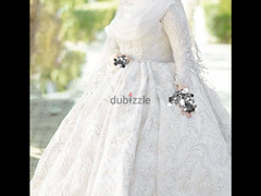فستان زفاف هاند ميد 5000 ج. م - 1