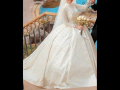 فستان زفاف للبيع او للايجار - 2