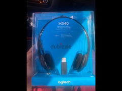 فرصة السماعة الرائعة Logitech H 540 استخدام شهر فقط فى الضمان - 3