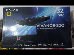 Monitor Galax 32 ips 2k 165hz New شاشة جديدة