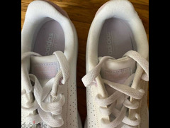 Adidas cloudfoam white & pink new sneakers حريمي - 5