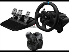 logitech steering wheel + shifter + clutch
