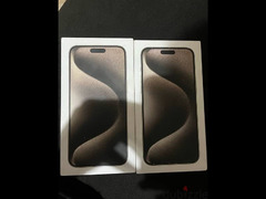 two Iphone 15 pro max 256 global version - 2