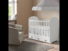 Ikea “GONATT” baby cot with drawer - سرير أيكيا للبيبي - 2