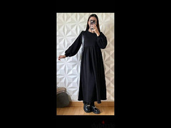 فستان شتوي ملتون مبطن اعلي خام في السوق بفضل الله - 4